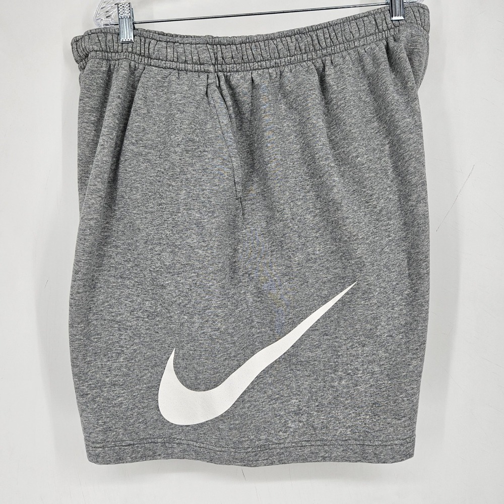 Nike Shorts Mens 4XL Sweats Athletic Gray Basketball Gym Workout Club Swoosh